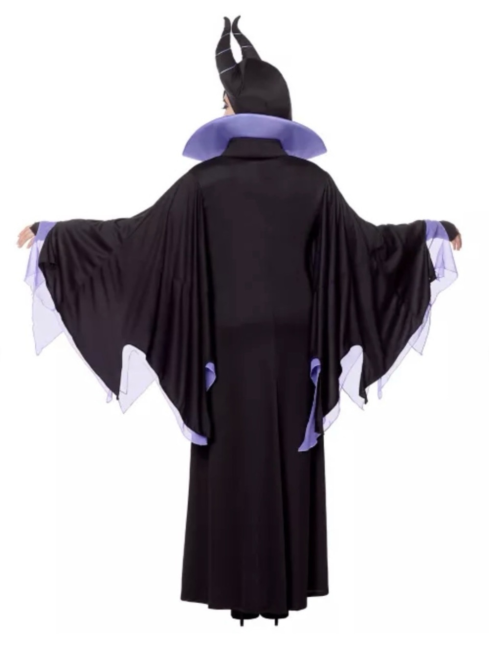 Maleficent-Inspired Black and Purple Cosplay Costume - Picture 4 of 6